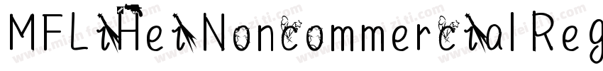 MFLiHei Noncommercial Regular字体字体转换